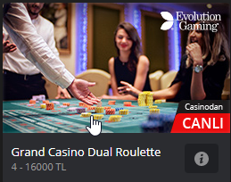 Grand Casino Dual Rulet