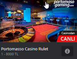 Portomasso casino rulet