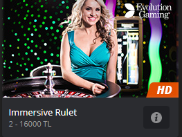 immersive Rulet