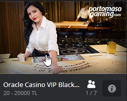 Oracle Casino VIP Blackjack