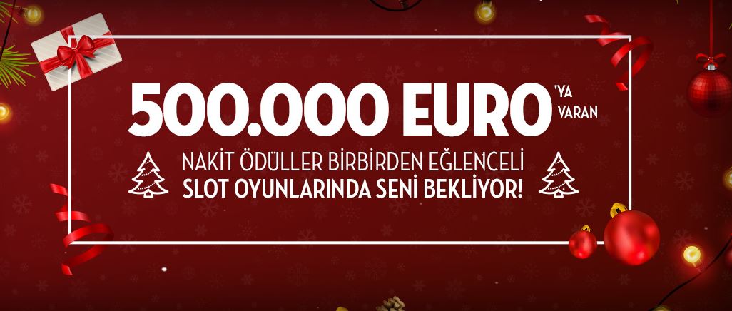 Yeni Yıl Slot Turnuvalarında Ödül Toplam 500.000 Euro